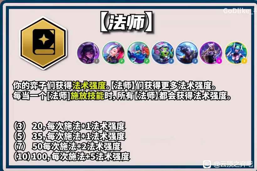 云顶之弈S10法师羁绊效果一览
