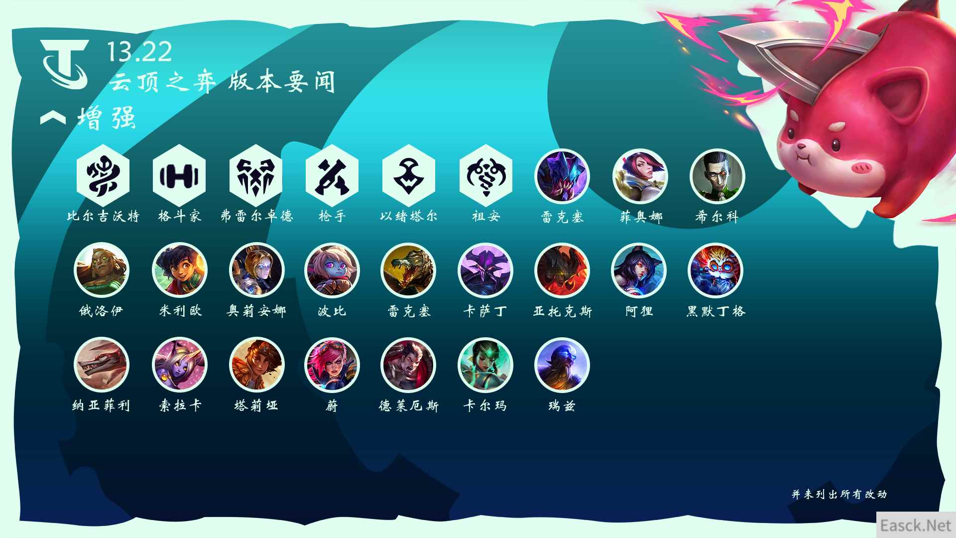 云顶之弈13.22BUG修复介绍