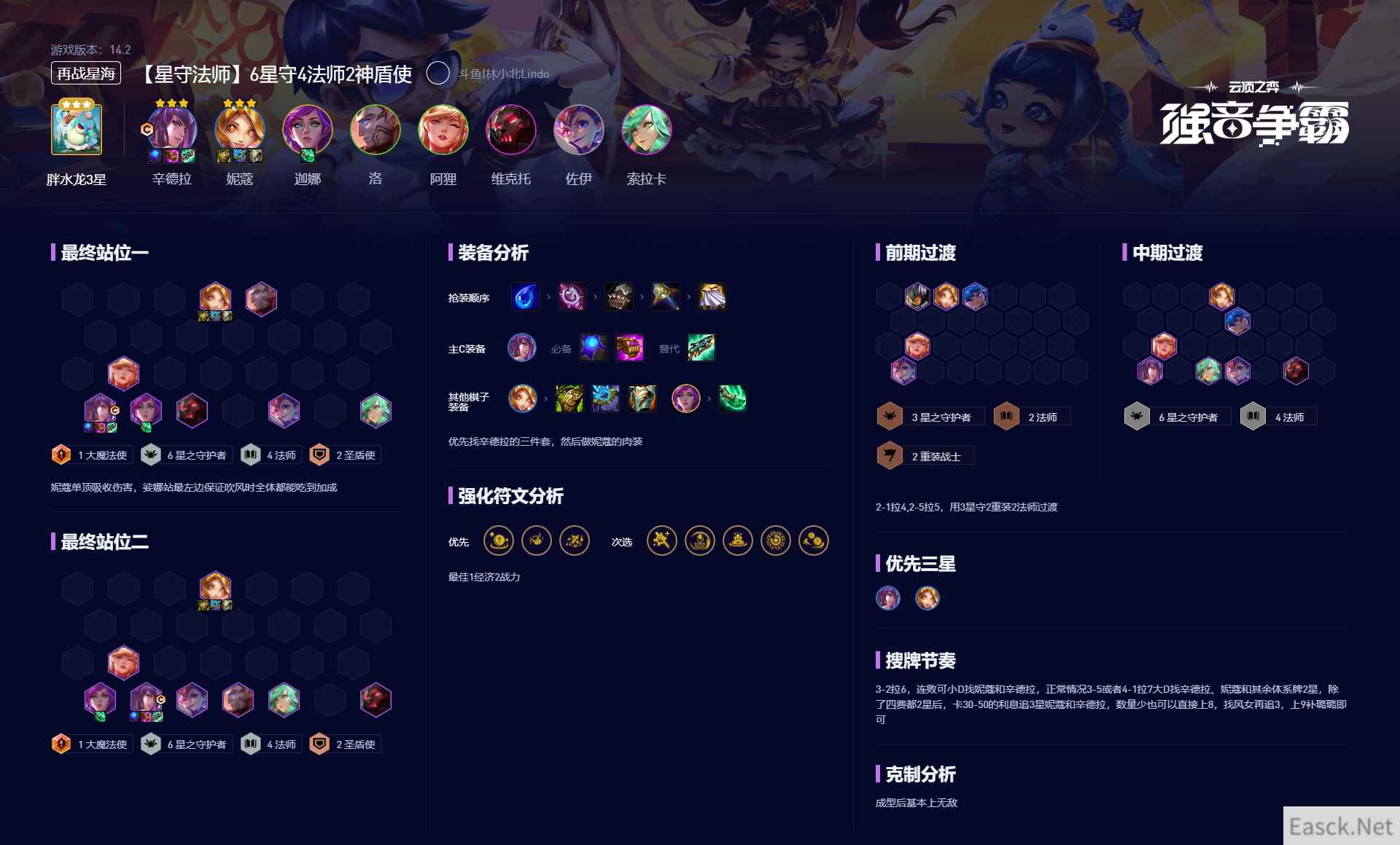 云顶之弈再战星海最强阵容