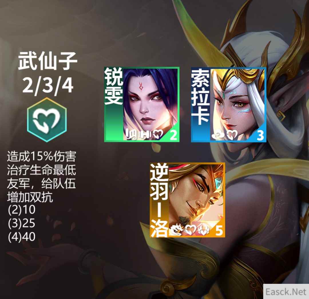 云顶之弈s11武仙子羁绊效果一览
