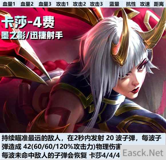 云顶之弈S11卡莎技能介绍