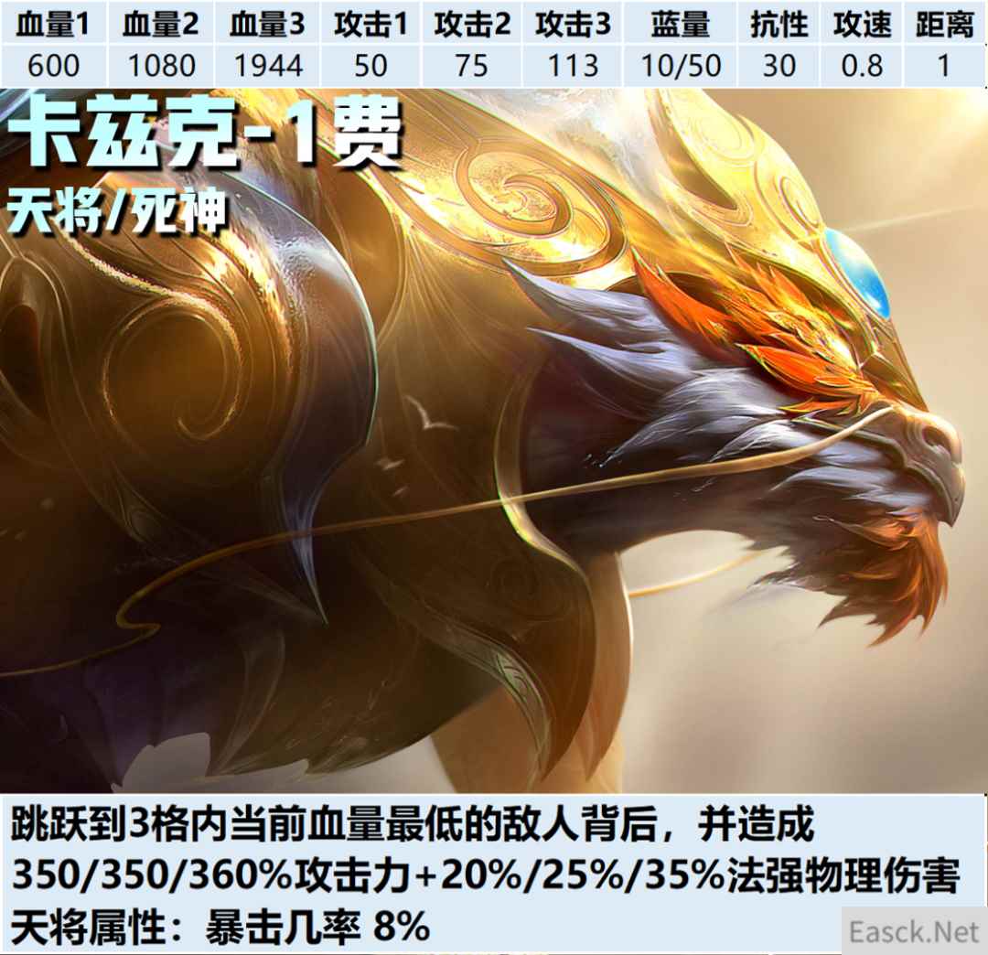 云顶之弈S11卡兹克技能介绍