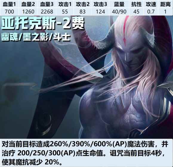 云顶之弈S11亚托克斯技能介绍