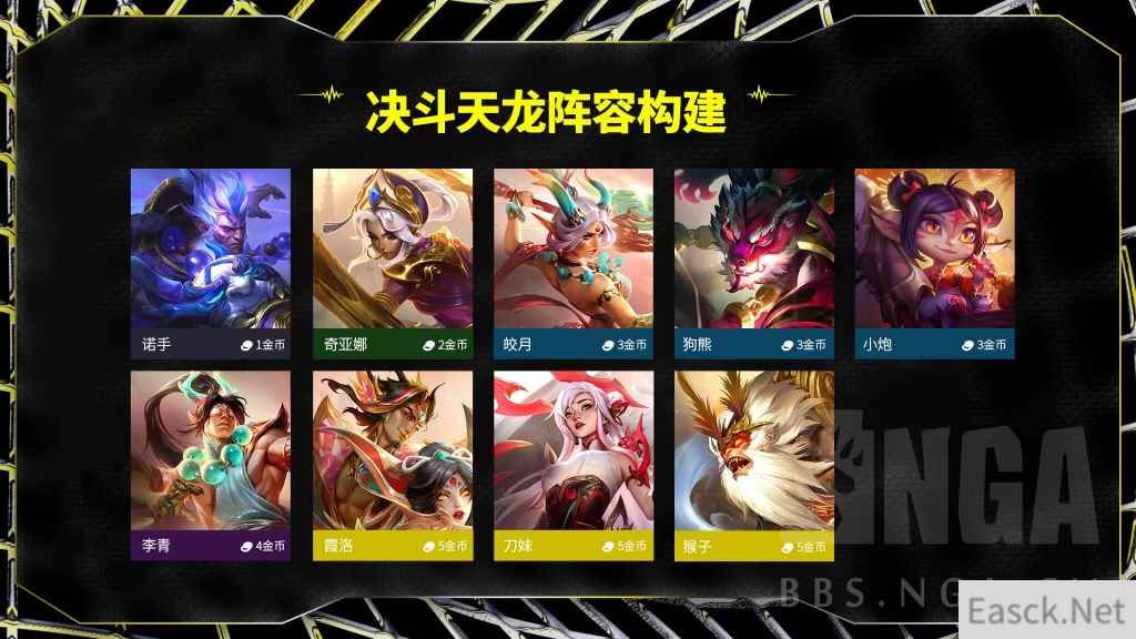 云顶之弈S11决斗天龙阵容攻略