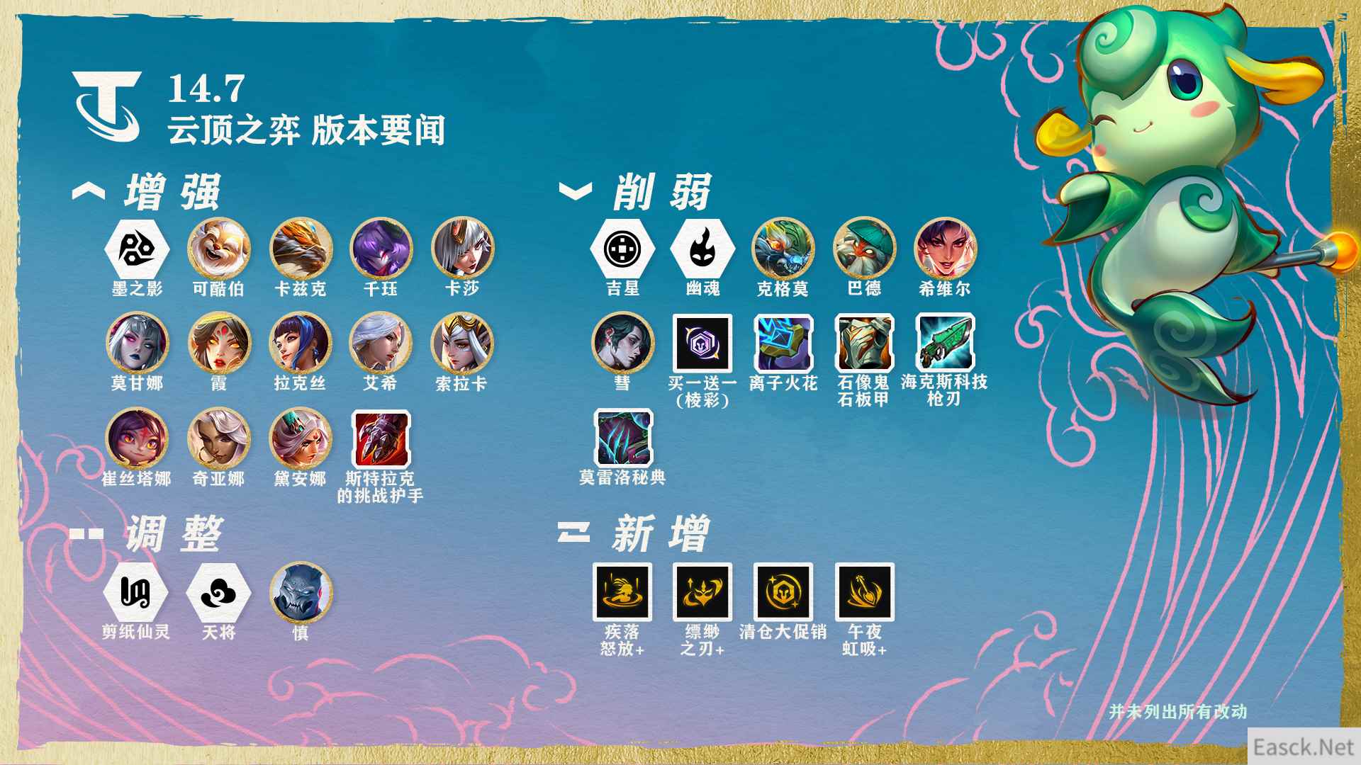 云顶之弈14.7BUG修复介绍