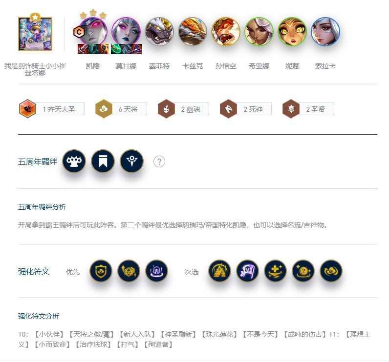 云顶之弈五周年霸王凯隐阵容推荐