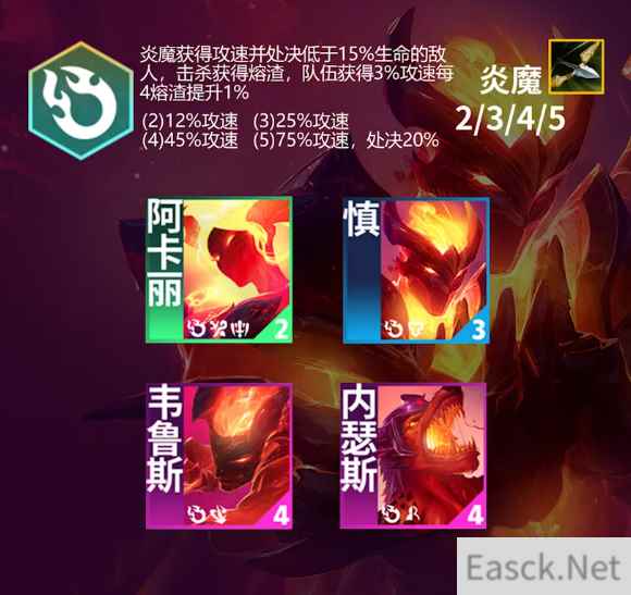 云顶之弈s12炎魔羁绊效果是什么