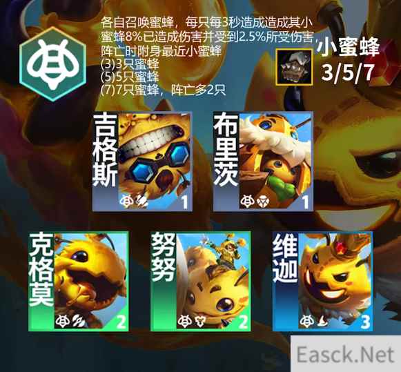 云顶之弈s12小蜜蜂羁绊效果是什么