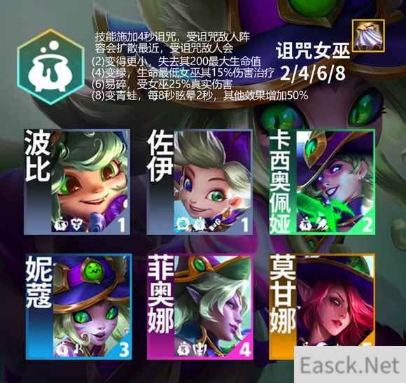 云顶之弈s12诅咒女巫羁绊效果是什么