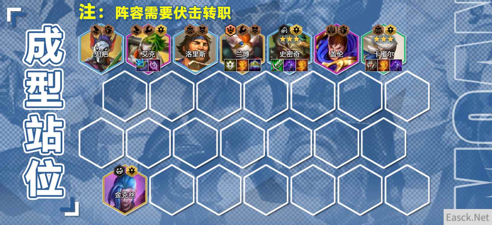 云顶之弈s13伏击卡蜜尔阵容推荐
