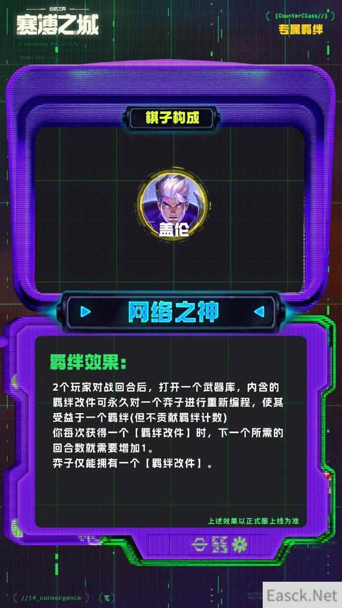 云顶之弈S14网络之神羁绊效果一览