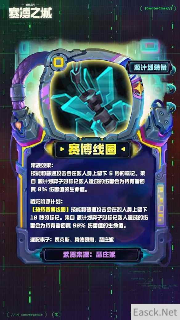 云顶之弈S14赛博线图装备效果一览