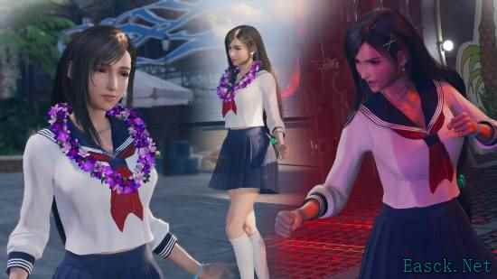 《最终幻想7：重生》蒂法高中校服模组发布