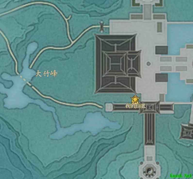 诛仙世界青云门百景游竹光照水色位置在哪