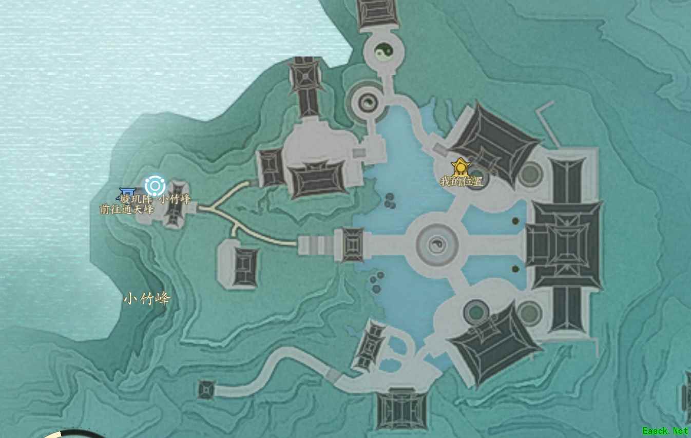 诛仙世界青云门百景游孤月映花影位置在哪