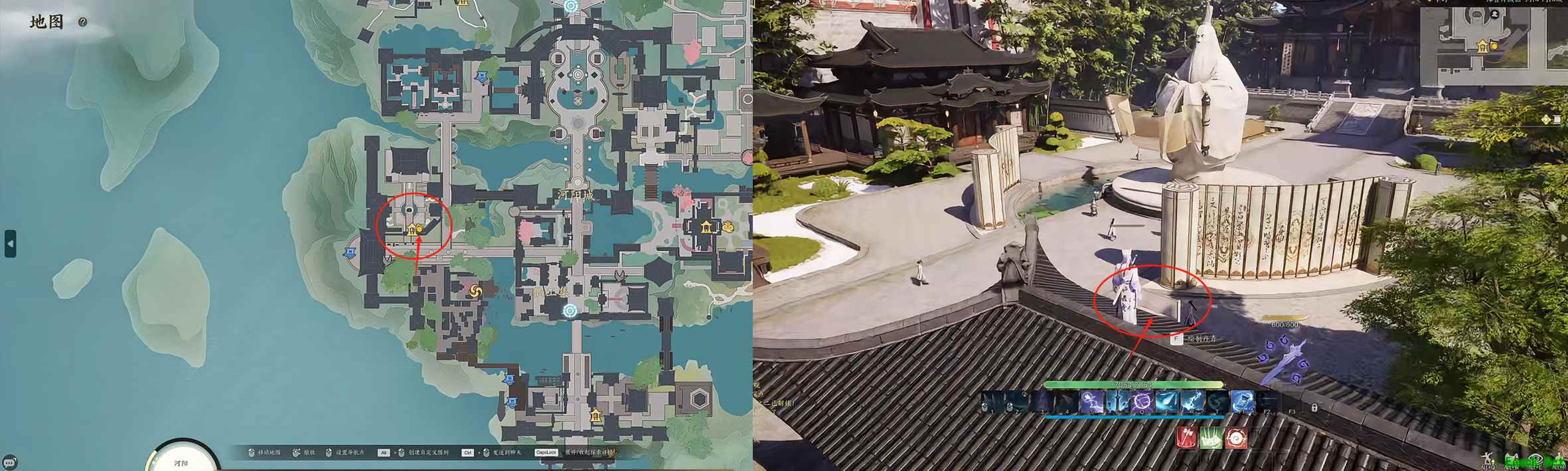 诛仙世界河阳城闲涉丹青知章学宫位置在哪