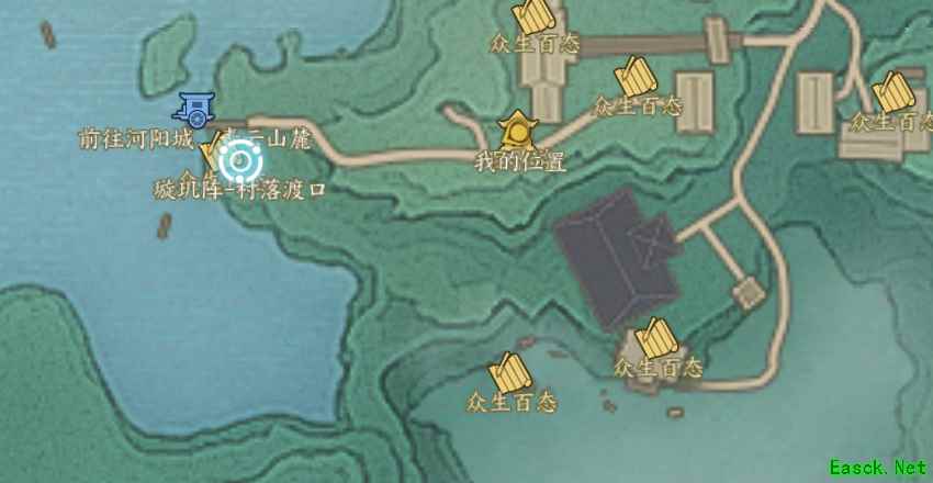 诛仙世界草庙村百景游幽径动浮光位置在哪