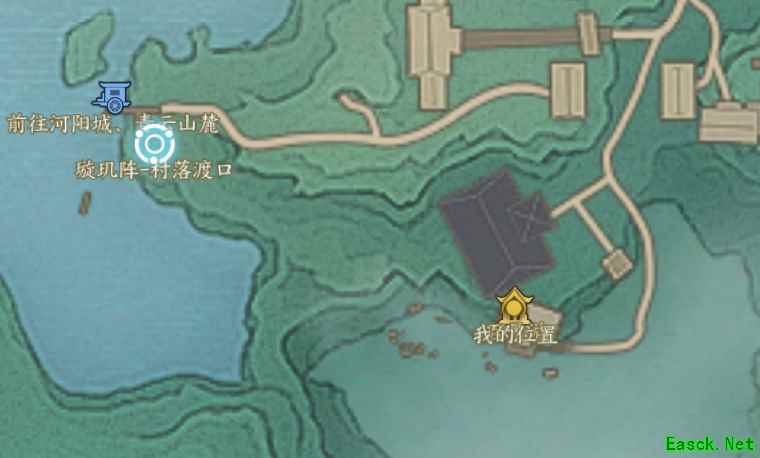 诛仙世界草庙村百景游画意小宅位置在哪