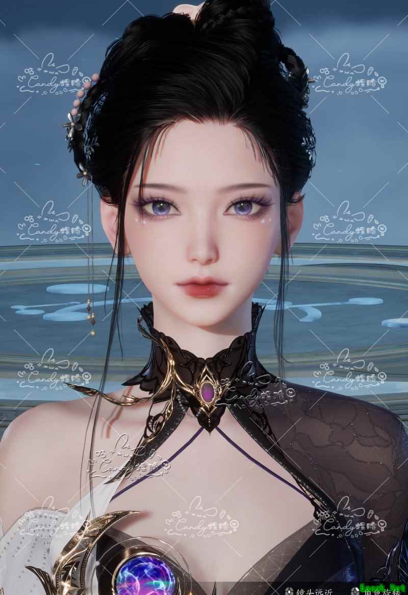 诛仙世界青云女紫霞仿妆捏脸数据