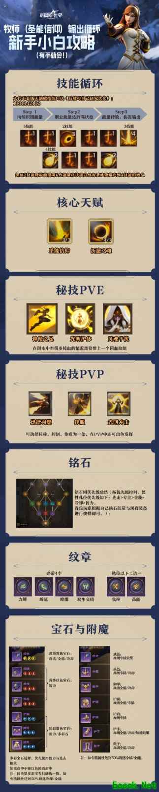 塔瑞斯世界牧师技能输出循环攻略