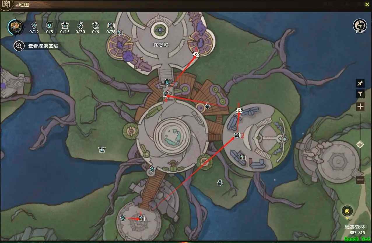 塔瑞斯世界迷雾森林探索路线推荐