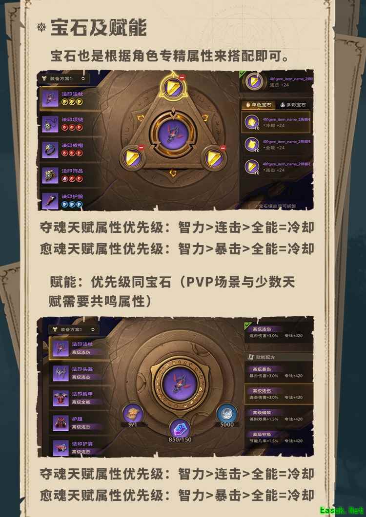 塔瑞斯世界幻灵祭司宝石怎么选
