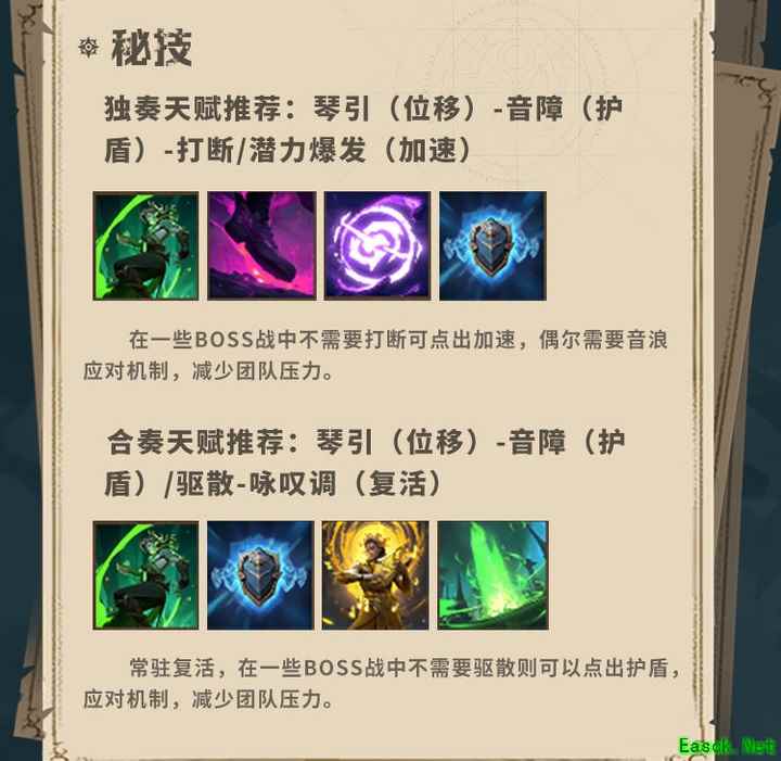 塔瑞斯世界吟游诗人秘技选择推荐