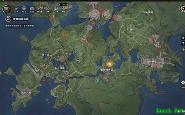 塔瑞斯世界探索迷雾森林攻略