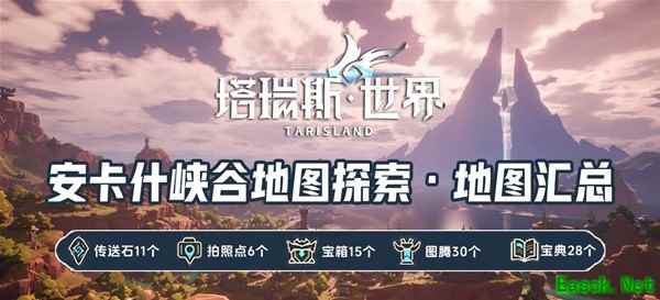 塔瑞斯世界安卡什峡谷探索点大全