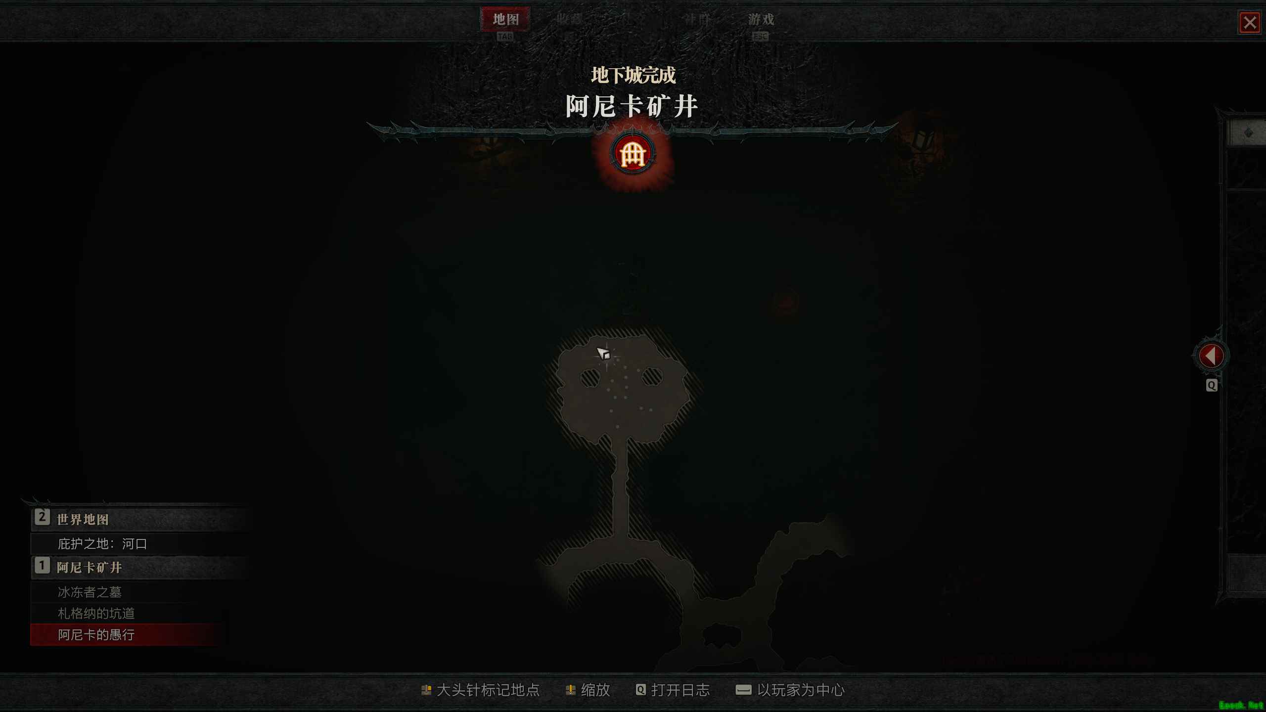 暗黑4地下城怎么回到门口