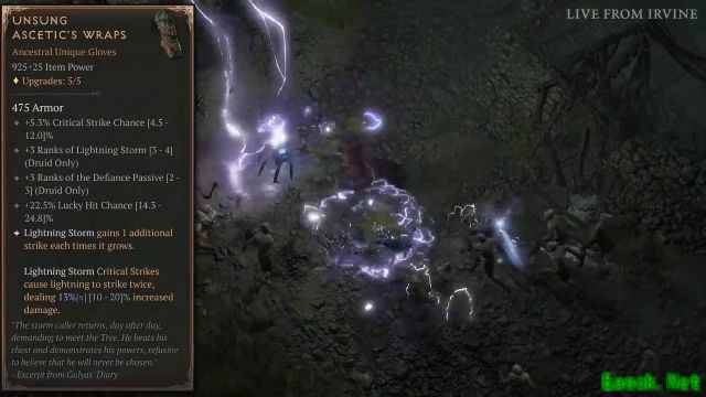 暗黑4第三赛季德鲁伊新暗金护手属性一览