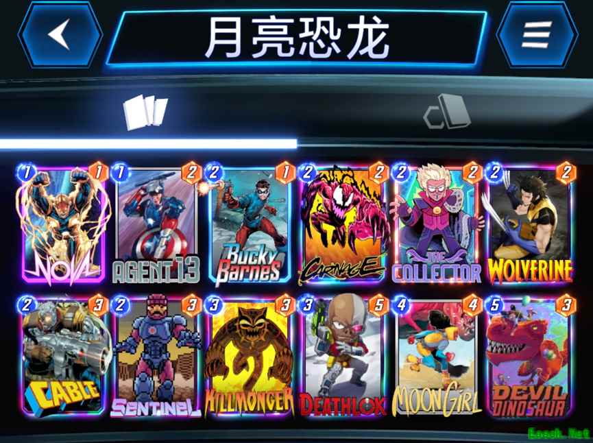 漫威终极逆转月亮恐龙卡组推荐