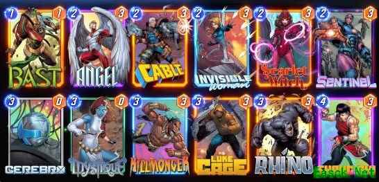 漫威终极逆转脑波强化机卡组推荐