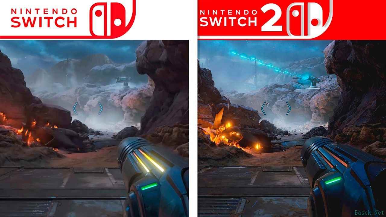 银河战士P4 NS版画质飞跃：纹理光影升级显著对比分析