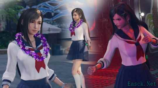 《最终幻想7：重生》新服装Mod 蒂法穿高中校服清纯