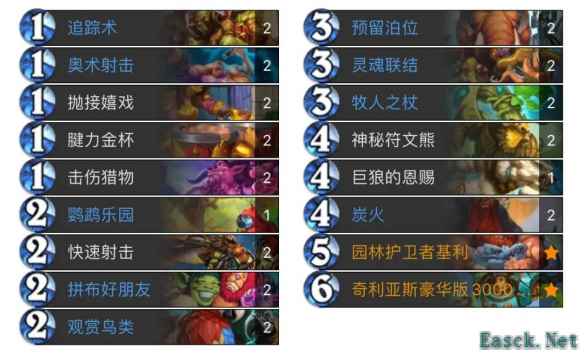 炉石传说翡翠梦境版本污手猎卡组代码分享