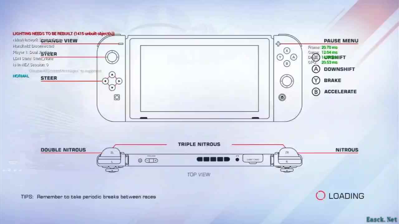 任天堂Switch版《山脊赛车》开发视频泄露
