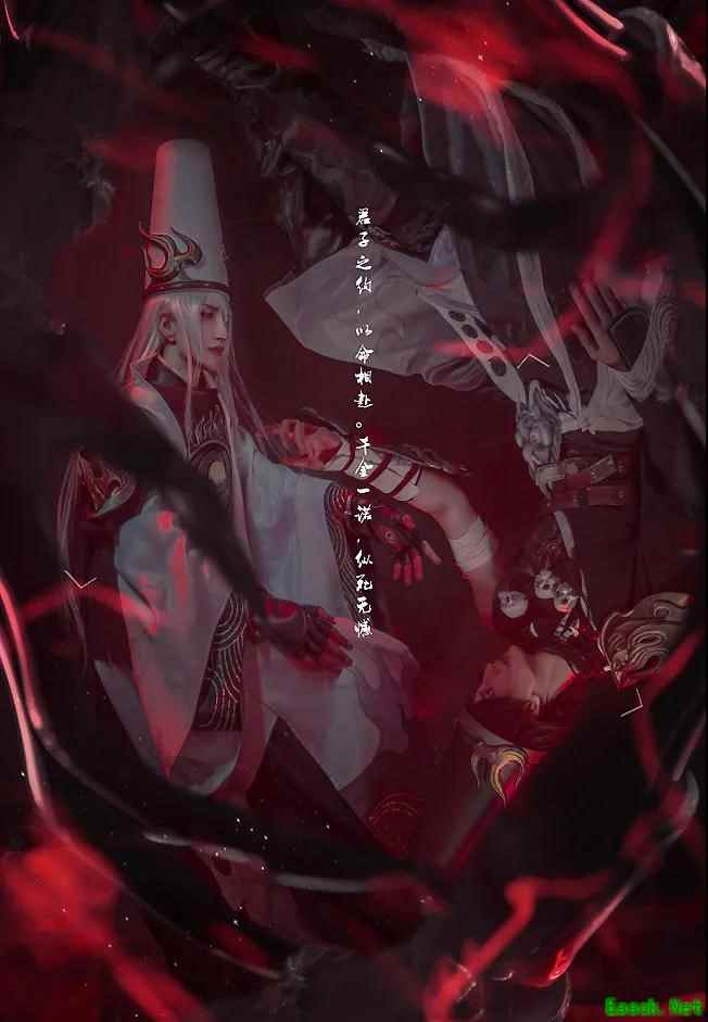 引善摄恶至忘川 《神都夜行录》黑白无常同人作品惊艳亮相