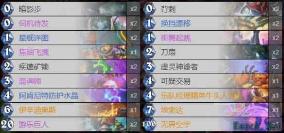炉石传说星舰贼卡组代码分享
