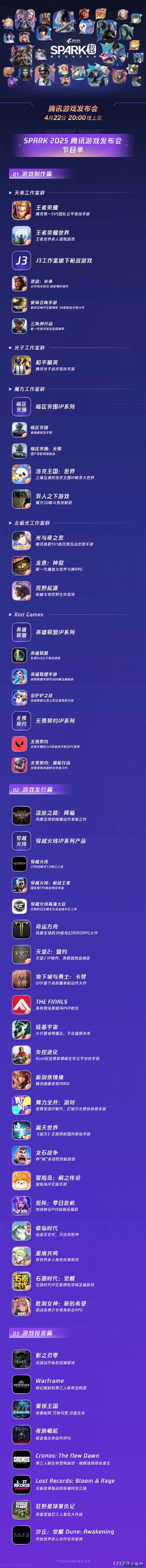46款游戏扎堆露出！2025腾讯游戏发布会节目单曝光