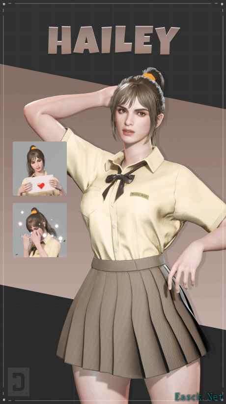 韩国射击游戏新增学院制服元素，辣妹角色上演枪战奇缘