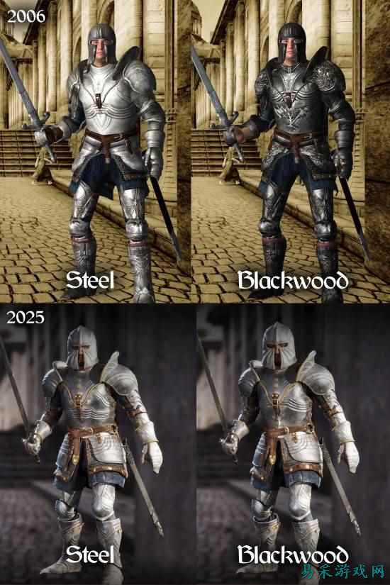 上古卷轴4RE反向升级！盔甲颜色没弄对遭吐槽！