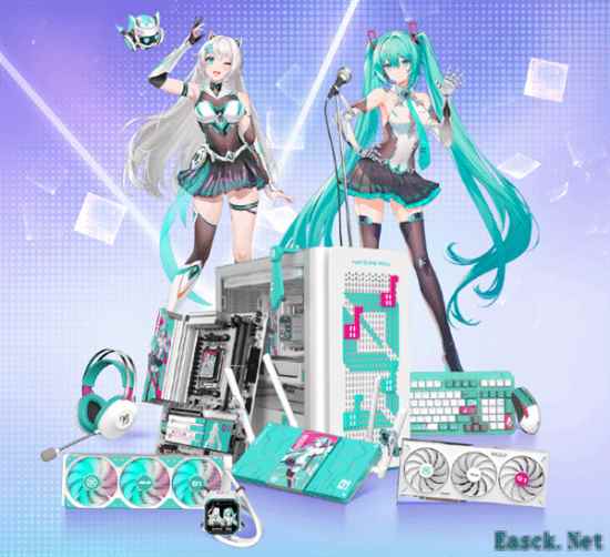 华硕发布五款中国专享版RTX 50：初音未来 三白二黑