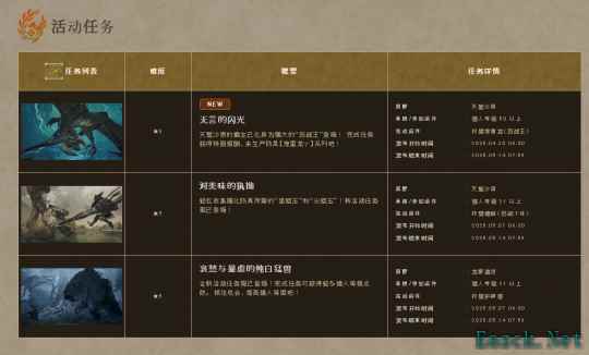 《怪物猎人:荒野》本周新活动任务上线 可获得限定饰品
