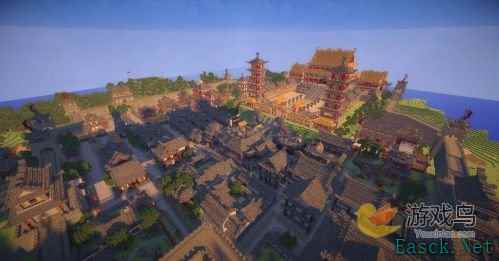 我的世界史上最大东方玄幻地图盘灵古域