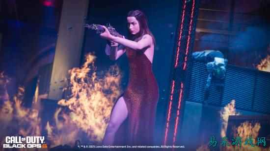 古巴美女演员将加入《COD21》！红礼服裙性感十足