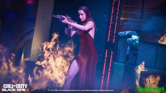 古巴美女演员将加入《COD21》！红礼服裙性感十足