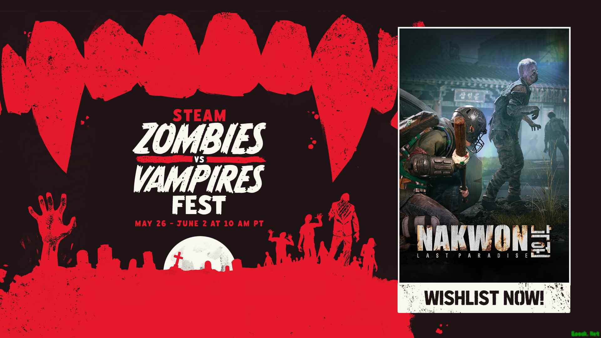 NEXON丧尸生存新作《纳克园》商店页面更新，宣布参与Steam游戏节