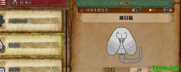 怪物猎人荒野凝目鼠收集方法攻略分享