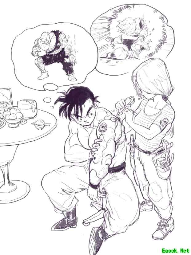 漫画《七龙珠》如果断臂悟饭从未来穿越回到过去会怎么样？